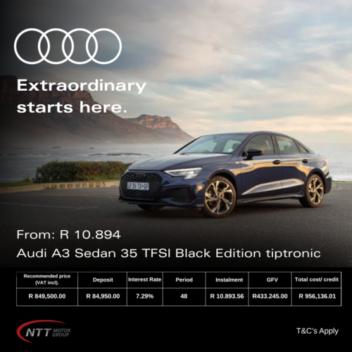 Audi A3 Sedan 35 TFSI Black Edition tiptronic image from NTT Audi