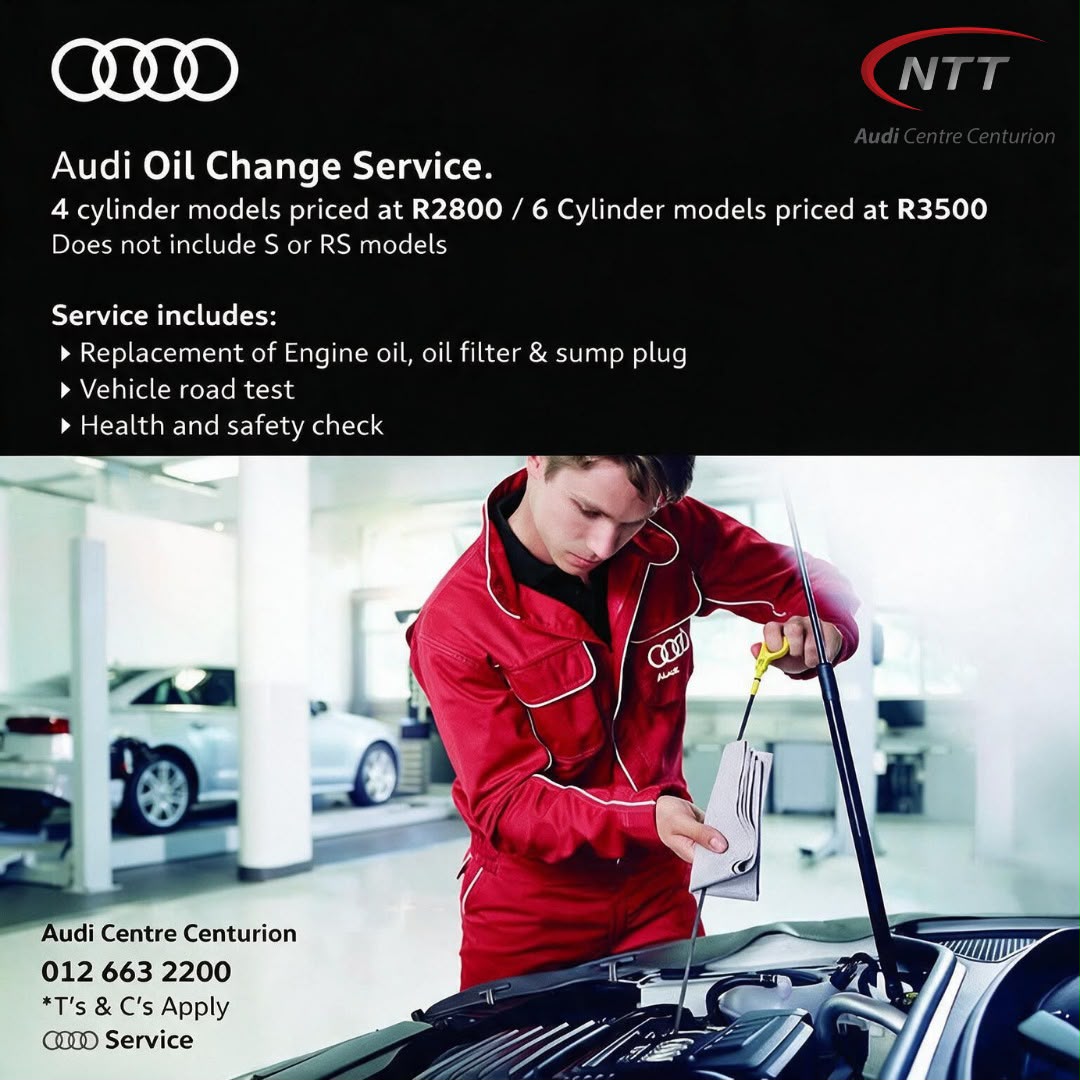 Audi Oil Change Service Special Offer